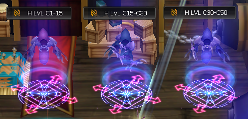 Fernon leveling zones